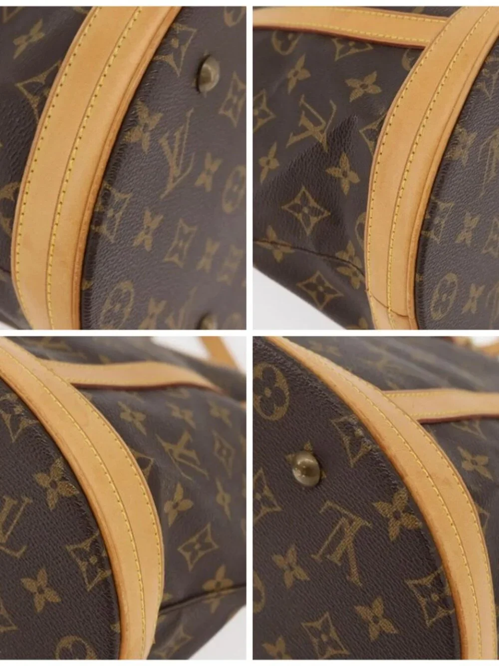 LOUIS VUITTON Monogram Bucket GM Shoulder Bag M42236 LV Auth am11411